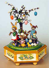Ostern Spieldose Hubrig