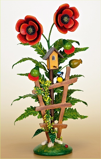 Hubrig, Figuren Blumeninsel, 307h2018 als Bestell- und Artikelnummer, Mohn